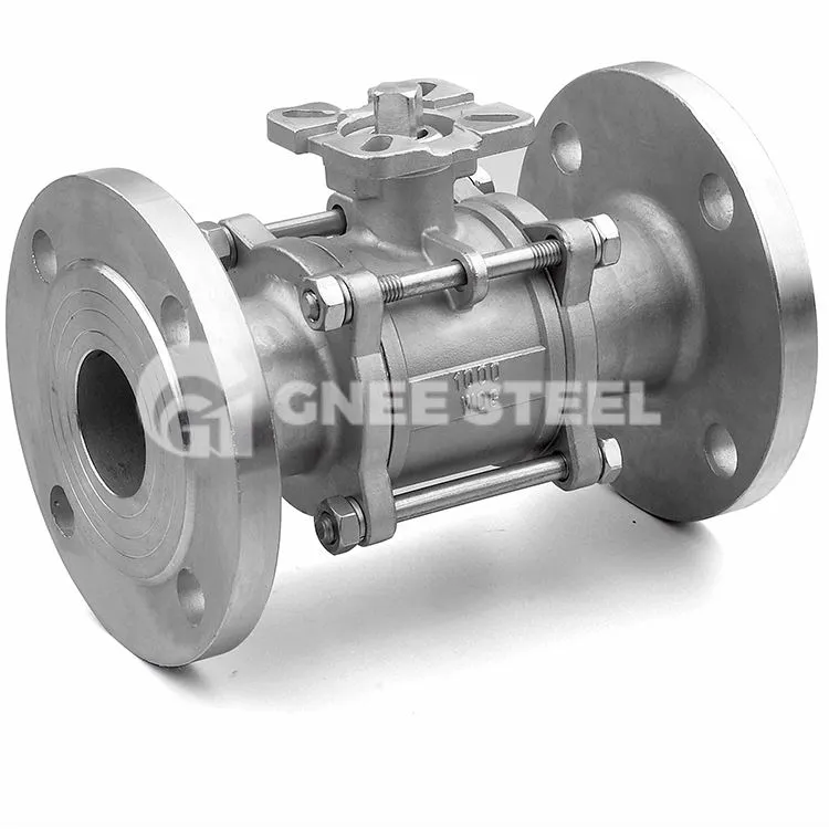 3-Comhla Liathróid Flanged Píosa