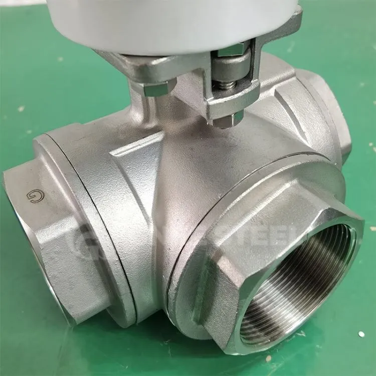 Comhla Liathróid L-Port 3 Bealach