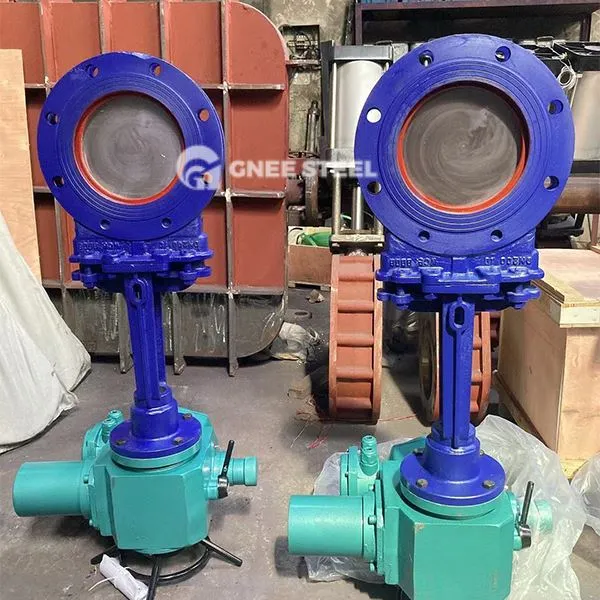 Comhlaí geata scian actuated leictreach