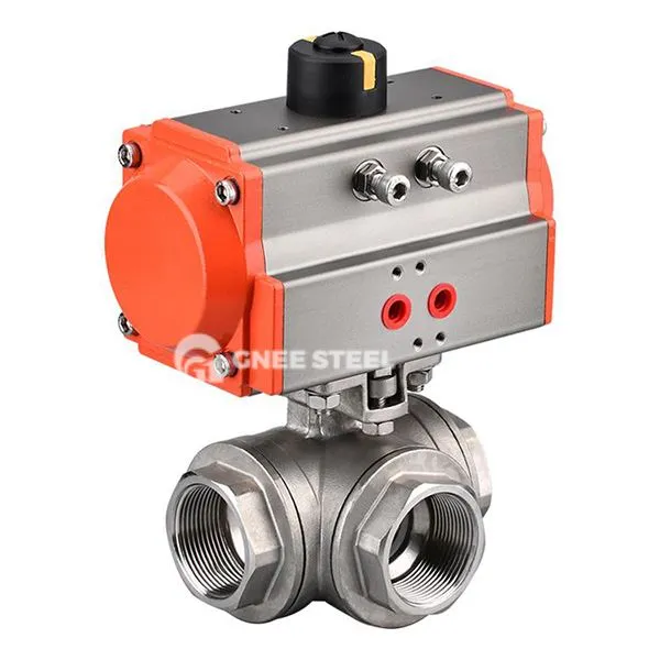 Comhla liathróid neomatach trí bhealach