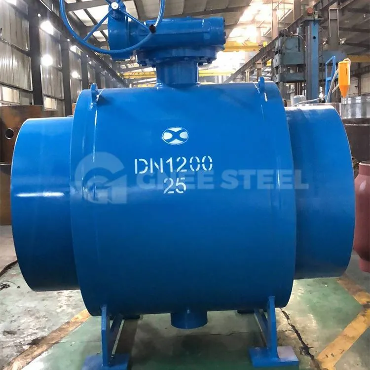 Comhlaí Liathróid Trunnion Comhlacht Táthaithe go hiomlán